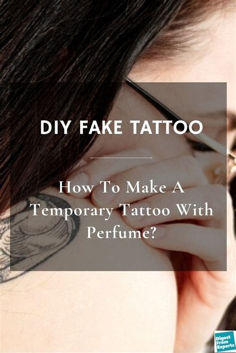 fake tattoo with paper and perfume|make a temporary tattoo with perfume.